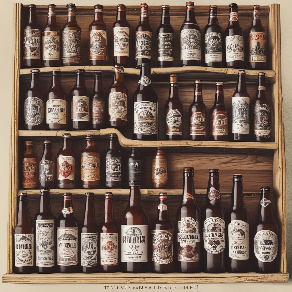 Artisanal beer selection three
